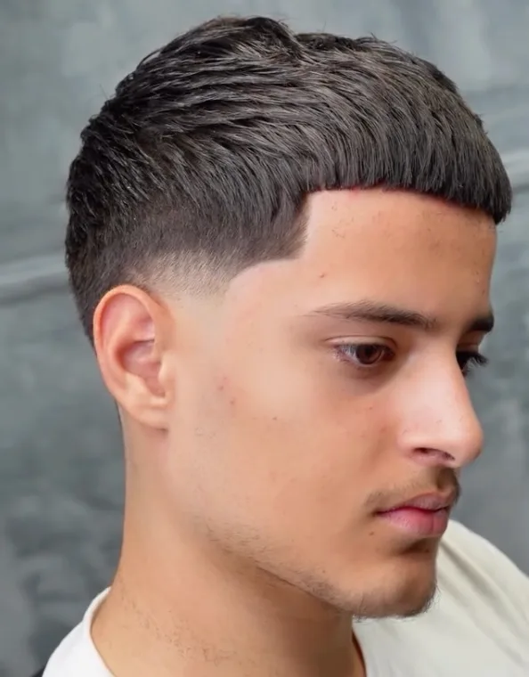 Longer top with short sides