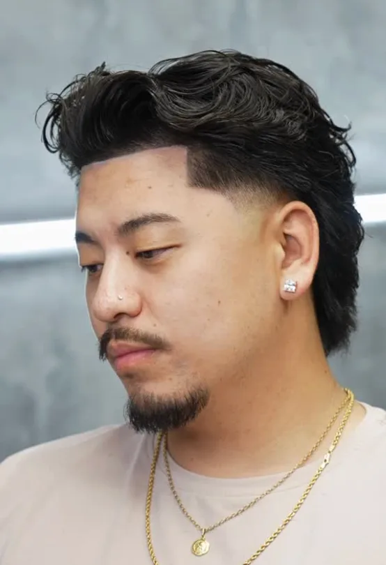 Short haircut detail